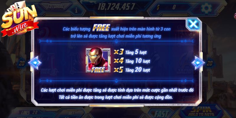 Avengers Sunwin - Khám Phá Siêu Phẩm Thưởng Lớn Hấp Dẫn 2 Nhận quà tặng giá trị khi kích hoạt