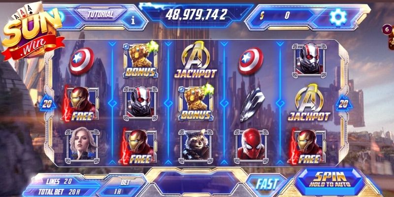 Avengers Sunwin - Khám Phá Siêu Phẩm Thưởng Lớn Hấp Dẫn 1 Tổng quan chi tiết về tựa game avengers Sunwin
