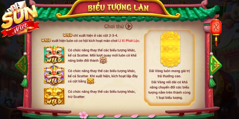 Lân Sinh Phú Quý Sunwin - Chạm Tay Kho Báu, Rinh Vận May 3 Thu thập dải vàng rinh quà khủng