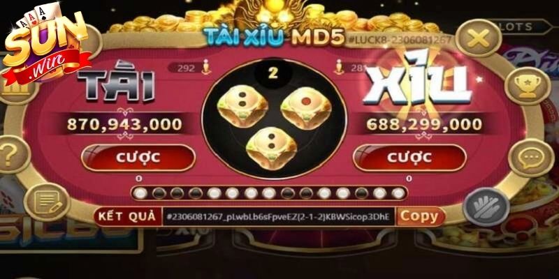 Game tài xỉu MD5 Sunwin được nhiều hội viên yêu thích