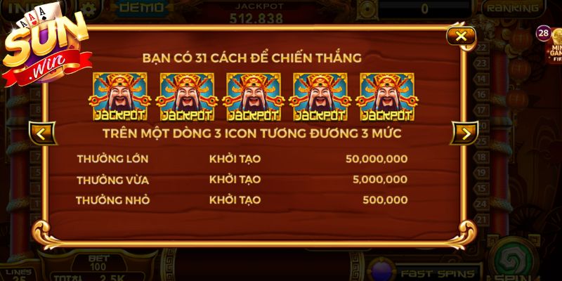 Thần Tài Sunwin - Trải Nghiệm Quay Hũ Hấp Dẫn Mỗi Ngày 3 Nắm bắt các tính năng cơ bản