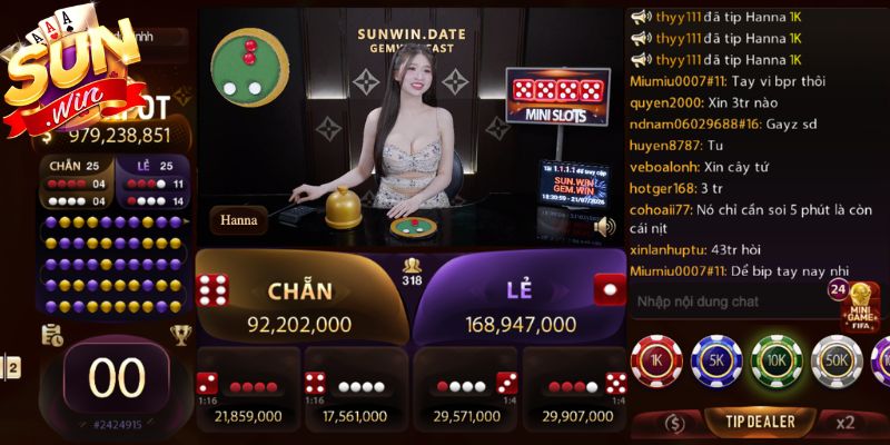 Sơ bộ về xóc đĩa chẵn lẻ Sunwin